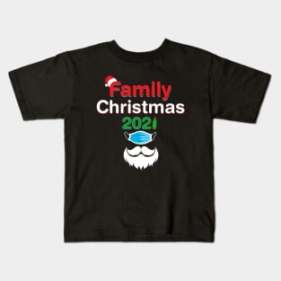 Vaccinated Family Christmas 2021, Merry Chirstmas Fully Vaccinated Tee Kids T-Shirt